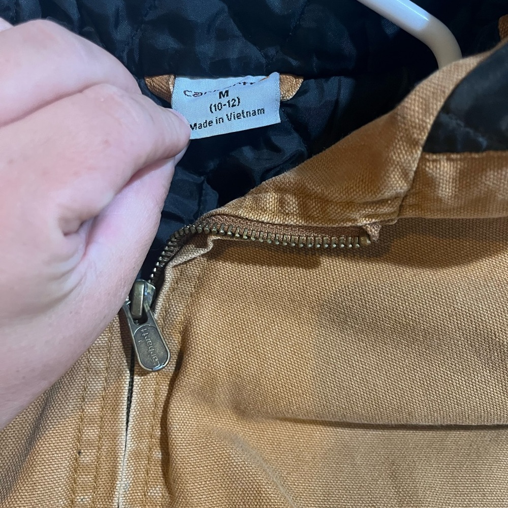 Carhartt Brown Zip-Up Jacket